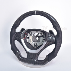 Volant de voiture chauffant en cuir pleine fleur pour <span class=keywords><strong>BMW</strong></span> Série E, compatible avec <span class=keywords><strong>BMW</strong></span> <span class=keywords><strong>M</strong></span> E92 M3 <span class=keywords><strong>X5</strong></span> <span class=keywords><strong>E53</strong></span> E63 X1 E84 E61 E60 M5 328i E90 E91 E83 E70 E71 E72 - Product Image 4