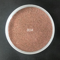 Usine de gros grenat grain abrasif jet d'eau grain 80 # grade grenat sable coupe marbre sablage grenat sable fournisseurs