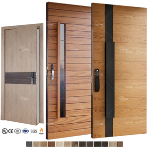 Porte d'Ingresso Principali in Legno di Alta Qualità Francese con Campanello per Casa, Porte in Legno, Porte per Villa, Porte Esterne per <span class=keywords><strong>la</strong></span> Casa - Product Image 1