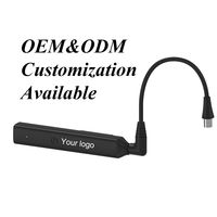 Pinza con Luz LED UV de Silicona para Extensión de Pestañas, Control Inalámbrico, Utilizada para Realzar las Pestañas con Luz UV