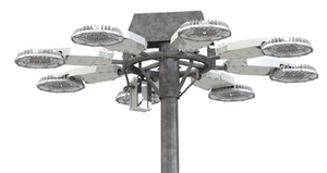<span class=keywords><strong>Kit</strong></span> de Iluminación Solar para Campos de Fútbol, Poste de 20m/25m con 6 LED de <span class=keywords><strong>1000W</strong></span> y 3 Años de Garantía - Product Image 3