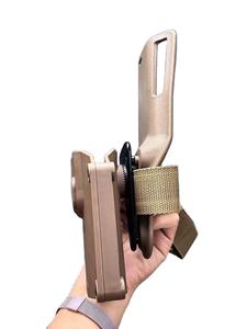 ESK Fabrieks Prijs Tactische Veiligheid Auto Universele <span class=keywords><strong>Holster</strong></span> Hendel 1 Slot OWB Pistool ABS/Nylon/Polymeer Duurzaam Zwart/Tan MOLLE Snel - Product Image 2