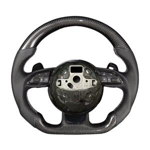 พวงมาลัยคาร์บอนไฟเบอร์ออกแบบได้ตามต้องการสำหรับรถ <span class=keywords><strong>Audi</strong></span> <span class=keywords><strong>RS</strong></span> A3 A4 A5 <span class=keywords><strong>A6</strong></span> C7 B8 R8 S3 S4 RS7 S5 Q3 Q5 RS3 TT RS5 RS6 B9 - Product Image 5