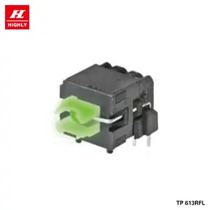 Taiwan Brand TP613ARFL LED Alternate Push Button Switches With Push Switch Technology Square Push Buttonswitches