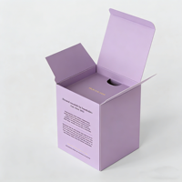 2026 Bestseller Goldfolie Faltbare Kartonbox für Duftkerzen Papier-Faltkarton-Verpackung