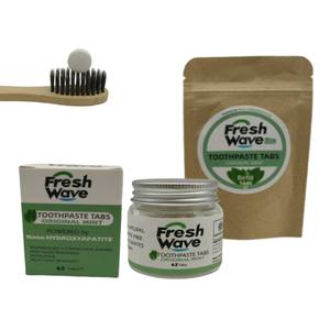 Tablettes de dentifrice au <span class=keywords><strong>charbon</strong></span> de bois solide naturel 30 pièces pour adultes, élimination de la plaque dentaire, des taches jaunes, de la mauvaise haleine, blanchiment des dents - Product Image 3