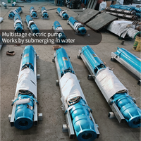 Pompe à eau submersible à impeller flottante pour puits profond série QJ KUANG YU, système d'irrigation multi-étages haute pression pour fermes, câble inclus