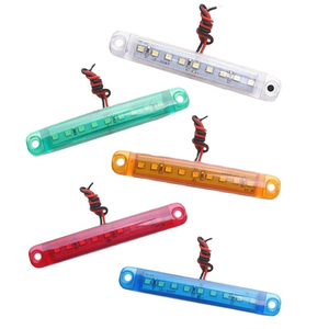 Nouvelle Feu de Position Latéral pour Camion et Remorque en ABS+LED de Haute Qualité, 12V-24V, avec 8 LED pour Pare-chocs, pour Rétrofit/Amélioration - Product Image 4