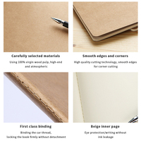2026 cahier en papier Kraft grille de points vierges B5 bloc-notes Journal Journal carnet de voyage remplissage planificateur organisateur Inserts
