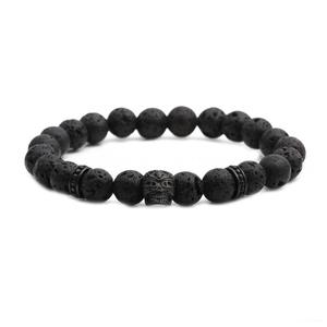 MIENTER Pierre à ongles en forme de papillon, rose glacé, boule de câble en Silicone pour garçon, squelette main avec breloques, zircone Pulseras Y braseletes - Product Image 3