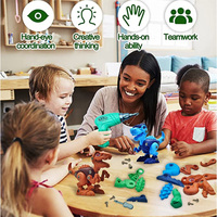 Juguete de Dinosaurio Desarmable con Taladro, Programable, Educativo STEM, Suministros para Tiendas, Catálogo Global de Reventa