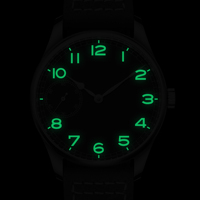 Montre mécanique manuelle Corgeut en cristal saphir 40,6 mm pour homme, personnalisable sans logo, sans minimum de commande, type sport, bracelet en cuir 22 mm – Grande Vente