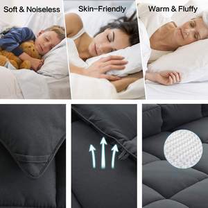 <strong>Cheapest</strong> Solid Colorful Polyester Quilt Comforter Home Use <strong>Duvet</strong> with Polyester Fiber Filled - Product Image 5