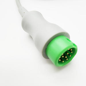 سعر المصنع T5/t6/t8 5 الرصاص Ecg كبل متعدد الثقوب مع 12 دبوس موصل T نوع - Product Image 5