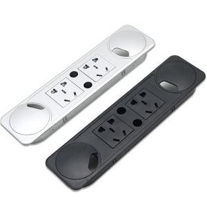Tiras de Enchufes Ocultos para Escritorio, Tomas de Corriente Empotradas y Cajas de Conexión, Accesorio para Muebles de Oficina - Product Image 2