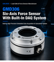 Sensor Gaya Enam Sumbu Miniatur GALOCE GMD306, Sensor Profil Rendah Kompak untuk End Effector Robot