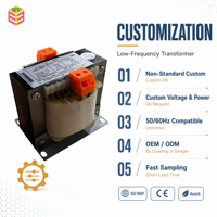 Transformateur d'isolement monophasé 250VA 720V vers 380V 50/60Hz Classe H 0.35A Conception à bornier Transformateur de puissance industriel