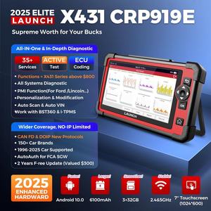 Lancement du tout nouveau scanner OBD2 CRP919E, outil de diagnostic automobile avec écran de 7 pouces, scanner de diagnostic automobile avec 2 ans de mise à jour gratuite - Product Image 2