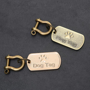 Étiquette de chien personnalisée anti-perte en alliage bronze, vente en Stock - Product Image 4