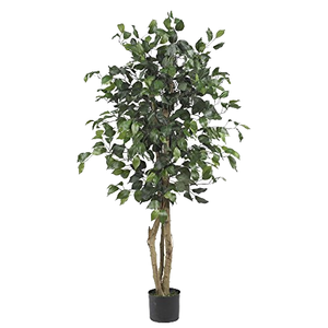 Decoración <span class=keywords><strong>interior</strong></span> suave de estilo nórdico, árboles grandes y plantas en maceta, simulación de plástico de suelo a suelo, Planta artificial verde - Product Image 2