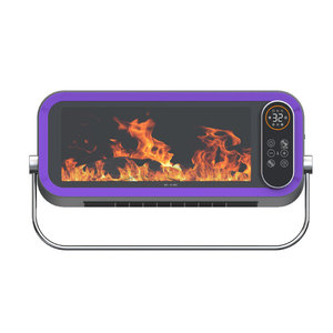 Electric Fireplace Heater 30 Sqm Heating Area With Flame Effect And Digital Display For Home Use - Product Image 1