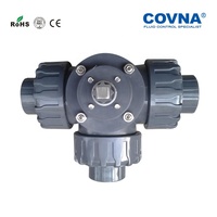 COVNA katup bola Pvc plastik apung, 1 arah bermotor 12v 3 arah skala skala lama proporsional paduan ganda