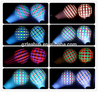 120W RGBW 4-en-1 Zoom Wash LED Faisceau d'éclairage de scène Tête mobile avec contrôle DMX512 activé par le son pour DJ Bar Night Club