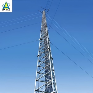 Tour Guyed Économique de 42 m pour la Couverture du Signal de Diffusion Rurale - Product Image 1