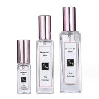STOCK MAINTENANT 10ml 20ml 30ml Rose Rose Carré Rectangle Forme Recharge Parfum Atomiseur Vaporisateur