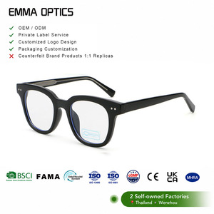 <span class=keywords><strong>Lentes</strong></span> <span class=keywords><strong>de</strong></span> PC Unisex Clásicas con Protección Anti-Luz Azul, Montura Completa, Diseño Cómodo e Informal, <span class=keywords><strong>para</strong></span> Todas las Formas <span class=keywords><strong>de</strong></span> Rostro, Gafas <span class=keywords><strong>de</strong></span> Uso Diario - Product Image 1