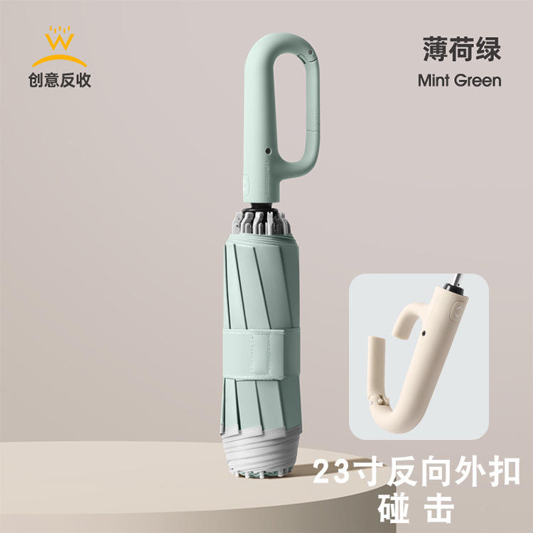 23 frappe de boucle extérieure inversée 10 os vert menthe