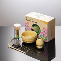 Ensemble de thé en céramique moderne, bol à matcha à double paroi, écologique, de qualité alimentaire, accessoires pour poudre de matcha, usage domestique, logo personnalisé