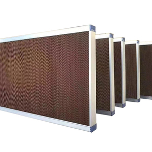 7090 Water Saving Evaporative <b>Cooling</b> <b>Pad</b> Pvc Gutter Frame Honeycomb <b>Pad</b> Stainless Steel Water Air - Product Image 1