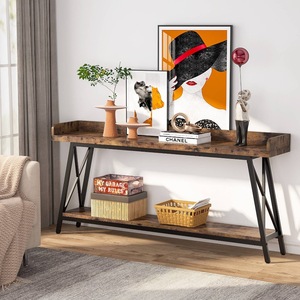 Cross-border solid wood sofa <b>table</b>, home living room simple storage <b>table</b>, small apartment decoration versatile entryway <b>table</b> - Product Image 3
