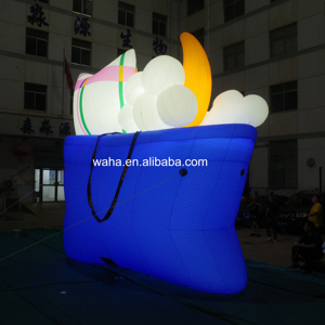 Props Publicitários Infláveis Personalizados em Forma de Bolsa, Displays de Marketing com Marca Moon - Product Image 1