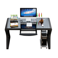 Bureau d'ordinateur de bureau à hauteur réglable en bois moderne pour bureau à domicile chambre à coucher étude