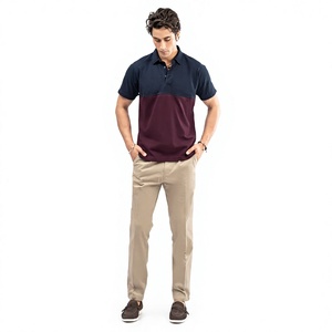 Camisas Casuales para Hombre, Tejido de Punto Suave, Diseño Ligero y Transpirable, Mezcla de Poliéster y Algodón, Manga Corta con Botones - Product Image 2