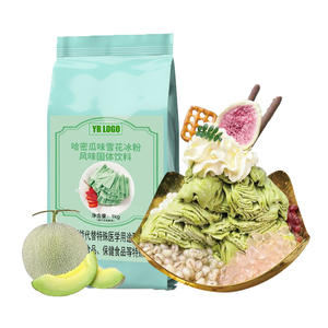 Poudre de mélange pour glace à la neige aux saveurs personnalisables, couleur vive, goût sucré, pour thé au lait, prix usine, sac de 1 kg, utilisation instantanée, poudre crémeuse - Product Image 3