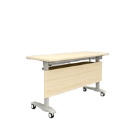 Table de formation pliante et chaise combinaison Table de conférence Double tutorat classe bureau d'étude Table longue bureau bureau mobile