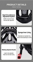 Casque de vélo à visière magnétique : Casque unisexe monobloc pour le VTT et le cyclisme sur route