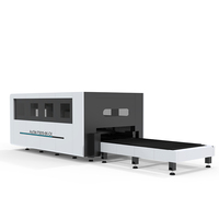 Machine de découpe laser à fibre 12000W à couverture intégrale, découpeuse de tôles métalliques CNC à double table