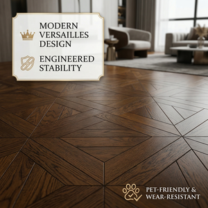 <span class=keywords><strong>Parquet</strong></span> en chêne <span class=keywords><strong>contrecollé</strong></span> de conception moderne 600x600mm pour sols intérieurs - Product Image 1