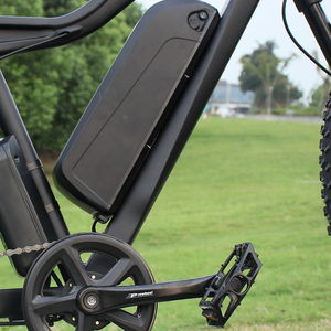 Vélo électrique tout-terrain à suspension intégrale avec cadre en alliage d'aluminium de 26 pouces, pneus larges et assistance au pédalage - Product Image 2