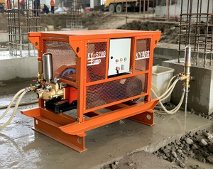 Bomba de inyección eléctrica de pistón de tres cilindros sincronizados de doble línea 200-240L/min, alto momento de carga, 6m vertical/100m motor - Product Image 1