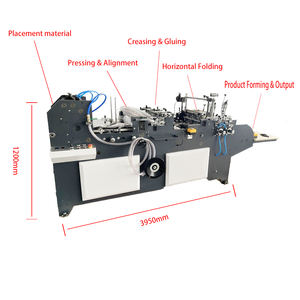 Machine à fabriquer des enveloppes commerciales avec découpe, pliage et gommage automatiques pour la production de courrier papier - Product Image 2