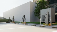 Cargador Modular para Vehículos Eléctricos INJET C S FCC Hanyuan de 960kW, América del Norte, Entrada de 480Vac, Compatible con CCS2 y NACS, Nuevo, Salida de 150-1000VDC