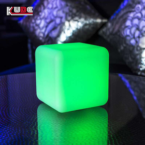 Tabouret de bar, chaise de bar, 16 LED RGB, boîte de nuit, batterie rechargeable, étanche IP65, <span class=keywords><strong>table</strong></span> cube LED, siège cube LED - Product Image 2