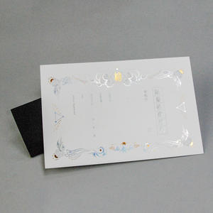 Carta da tavolo in lamina d'oro carta bianca riservata tablets per Party Restaurant stampa Offset su cartone - Product Image 6