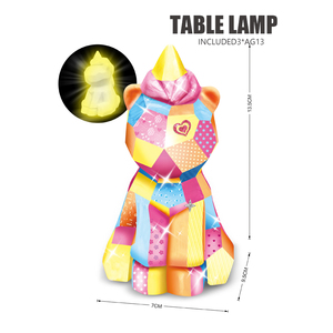 Bộ đồ chơi vẽ tranh thạch cao tự làm phổ biến, tranh vẽ graffiti trắng, đồ chơi vẽ 3D, đèn búp bê thạch cao, heo đất HS HS1529321 - Product Image 5