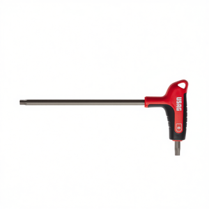 Llave hexagonal de 280 mm de longitud con mango rojo para trabajos de precisión - Product Image 2